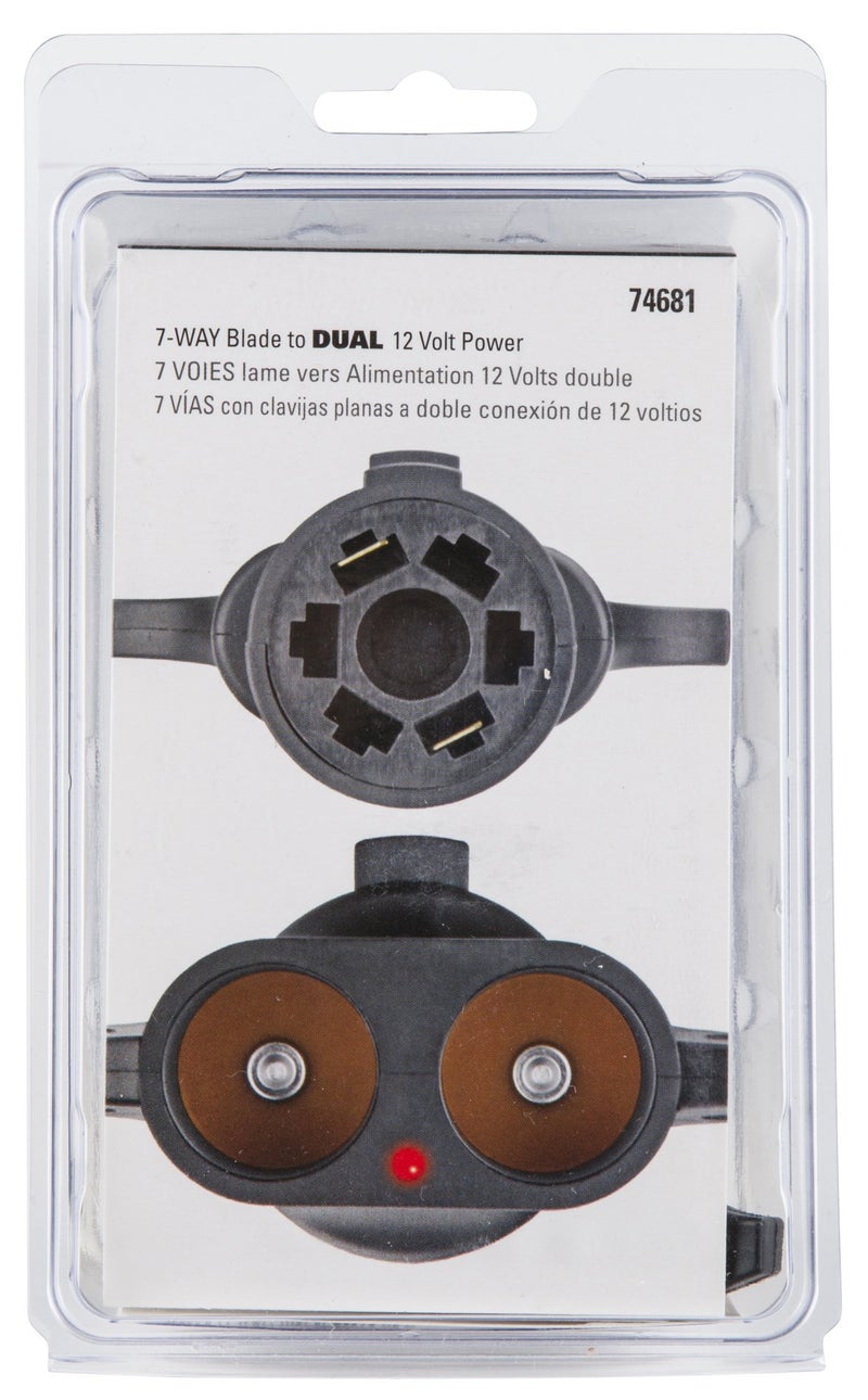 Reese Towpower 74681 Dual Port 12 Volt Power Adapter - Image 3